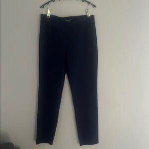 Eileen Fisher Blue Dress Pants Structured Flat Front